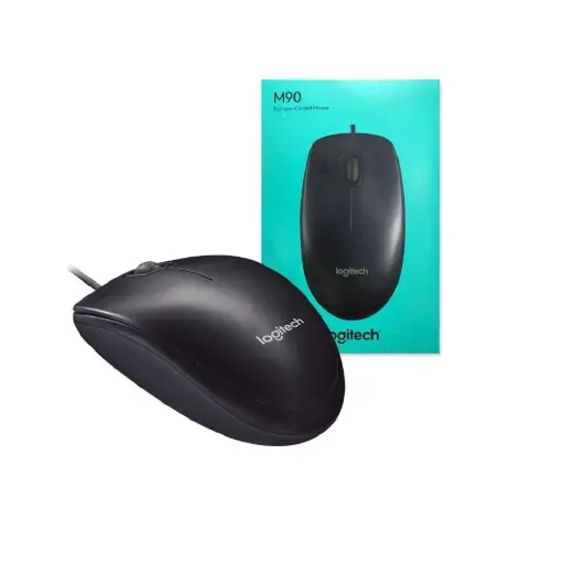 Mouse Optico Logitech M90 1000 DPI USB Negro